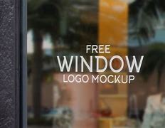 Image result for Black Glass Window Logo Mock Up