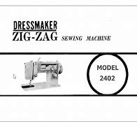 Image result for Dressmaker Sewing Machine Manual