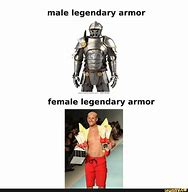 Image result for Male Armor Meme
