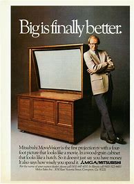 Image result for Old Mitsubishi Projection TV