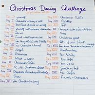 Image result for December Drawing Challenge