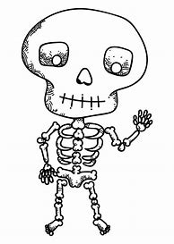 Image result for Scary Skeleton Coloring Pages