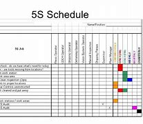 Image result for 5S Calendar Template