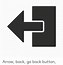 Image result for Flat Back Button Icon