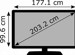 Image result for Samsung 80 Inch TV Dimensions