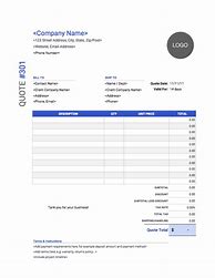 Image result for Receipt Quotation Template