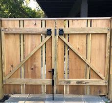 Image result for Double Sided Fence Gate Latch