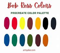Image result for Bob Ross Colors