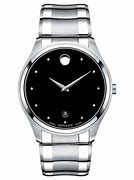 Image result for Stainless Steel Movado Watch