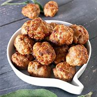 Image result for Sausage Stuffing Balls