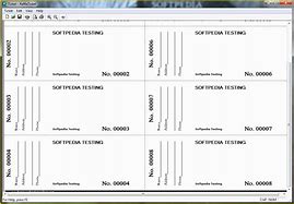 Image result for Numbered Raffle Ticket Template