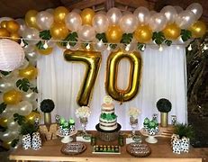 Image result for 70th Birthday Decor