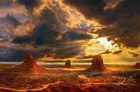 Image result for Monument Valley at Sunset