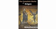 Image result for Origen Written Works