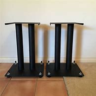 Image result for Solid Steel Speaker Stands