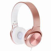 Image result for Rose Gold and Black Headphones