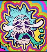 Image result for Drippy Art Rainbow Rick and Morty