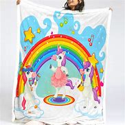 Image result for Unicorn Fleece Blanket