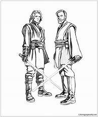 Image result for Obi One Kenobi Drawing Coloring Pages