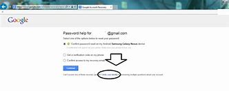 Image result for Gmail Forgot Password Creen