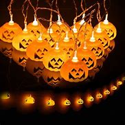 Image result for Orange Halloween Lights