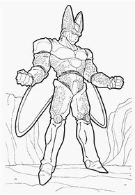Image result for Cell DBZ Coloring Pages