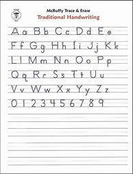 Image result for 1st Grade Handwriting