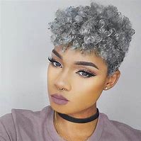 Image result for 4C Gray Hair Styles