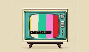 Image result for No Signal TV Drawing