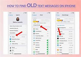 Image result for Find Old Text Messages iPhone