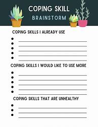 Image result for Anxiety Coping Skills Activities