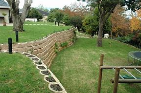 Image result for Retaining Wall On Slope