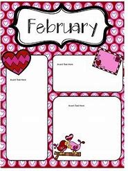 Image result for February Newsletter Ideas for Preschool Editing