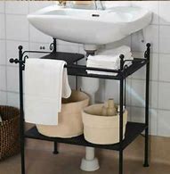 Image result for wall mount sink with storage
