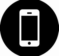 Image result for Phone Logo Blac White