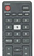 Image result for Sanyo TV Remote Control Nh316ud