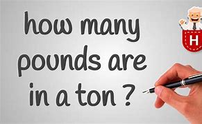 Image result for How Much Pounds in a Tonne