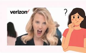 Image result for Verizon Sign Girl