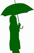 Image result for Girl with Umbrella Silhouette