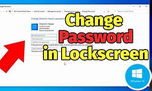 Image result for How to Change Password in Laptop Screen Lock