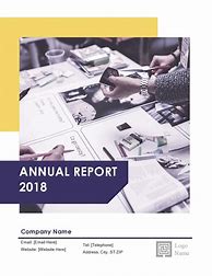 Image result for Annual Report Sample Templates