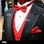 Image result for Black Tuxedo Red Bow Tie