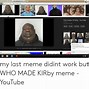 Image result for Kirby Dad Meme