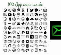 Image result for Neon iPhone App Icons