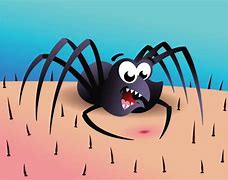 Image result for Spider Bite Cartoon