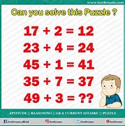 Image result for Puzzles and Brain Teasers Math