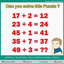 Image result for Math Puzzles Brain Teasers