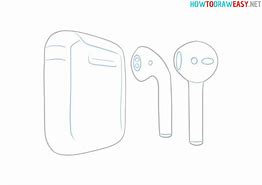 Image result for AirPods Drawing