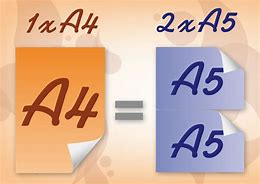 Image result for A4 and A5