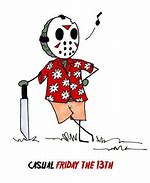 Image result for Pun Cartoon for Friday 13th